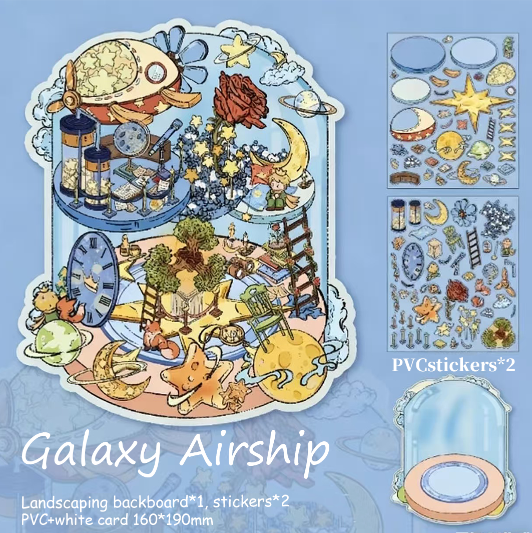 Galaxy Fairy Tale series  - 4 Cute Miniature Scenes