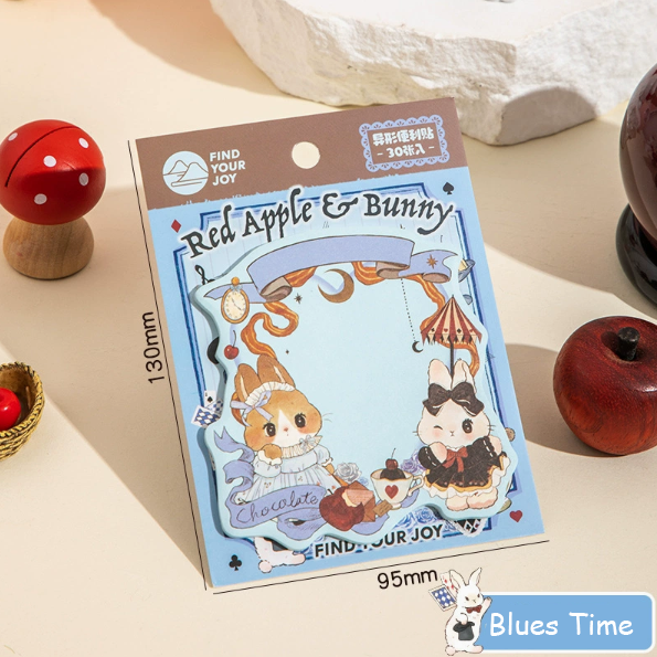 Apple Rabbit Series Sticky Notes - Special Shaped