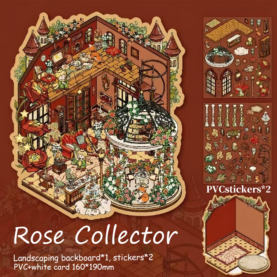 Seasonal Immersions DIY 3D Sticker Collection - 3 Cute Miniature Scene