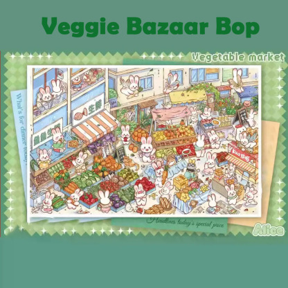 Little Joys DIY 3D Sticker Collection - 3 Cute Miniature Scenes