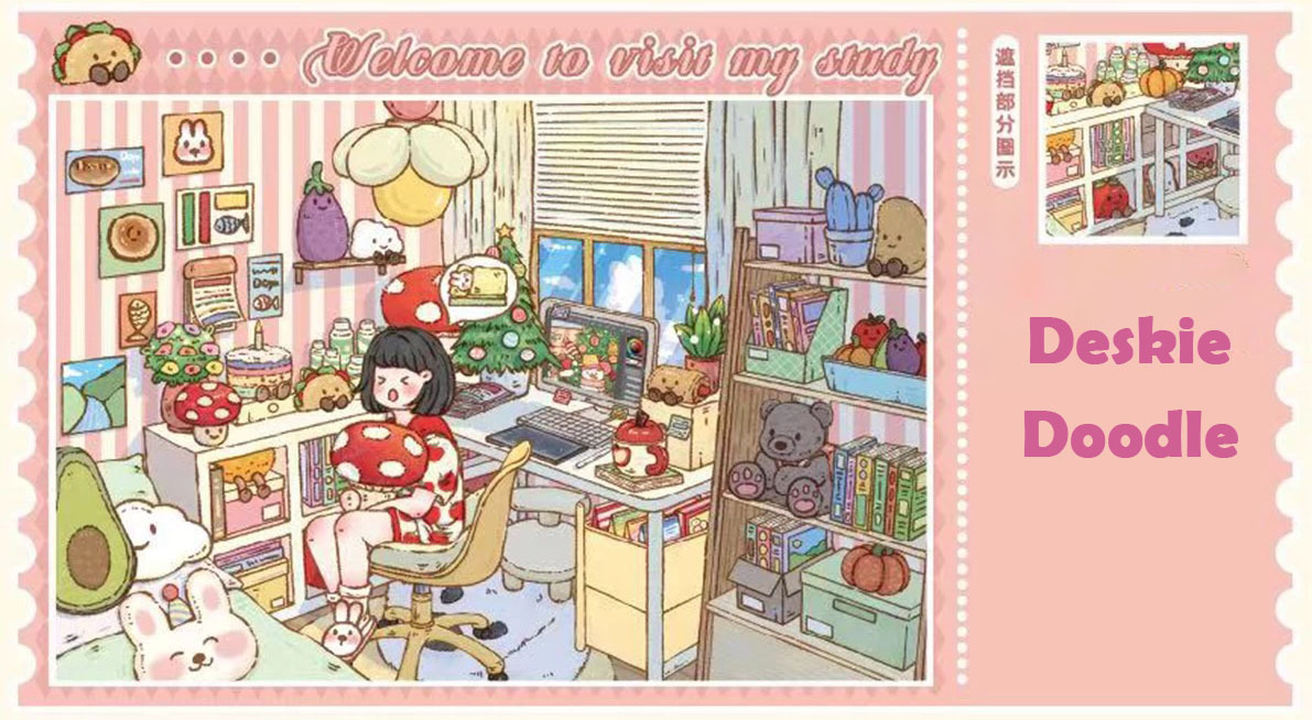 Little Joys DIY 3D Sticker Collection - 3 Cute Miniature Scenes