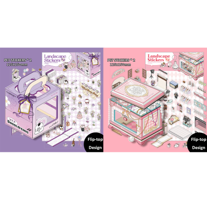 Wedding Collection DIY 3D Scene Stickers 9 Unique Designs