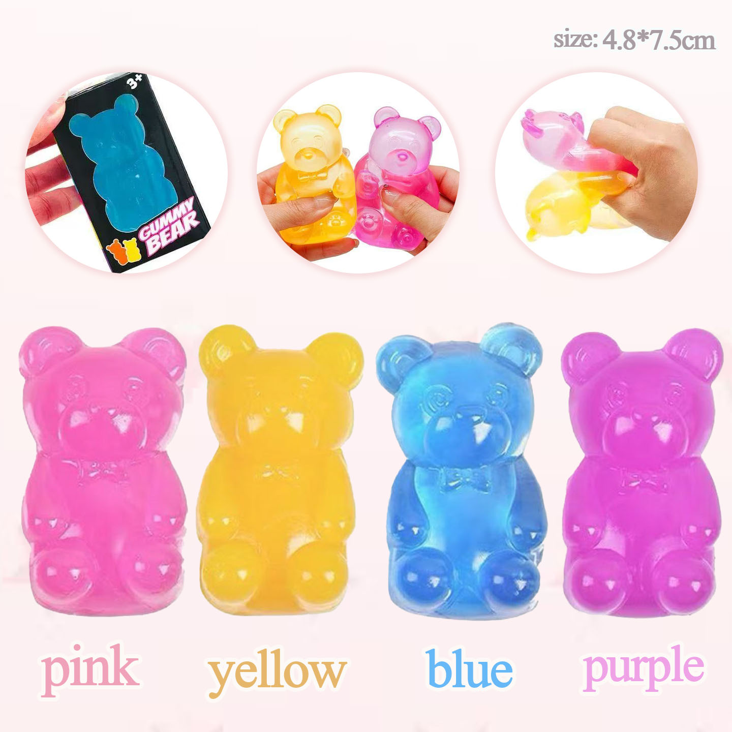 Bear Squishy Sensory Fidget Toy - 4series