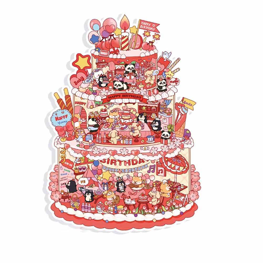 Sky City DIY 3D Scene Stickers 2 Cute Miniature Scenes