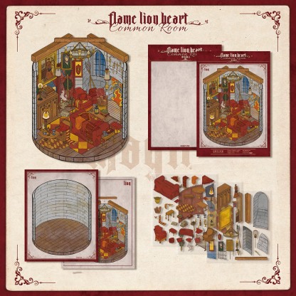 Harry Potter Series DIY 3D Sticker Collection - 6 Cute Miniature Scenes