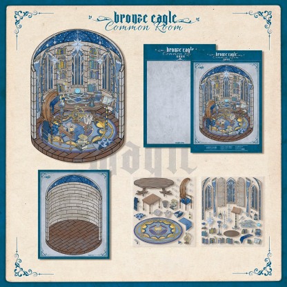 Harry Potter Series DIY 3D Sticker Collection - 6 Cute Miniature Scenes