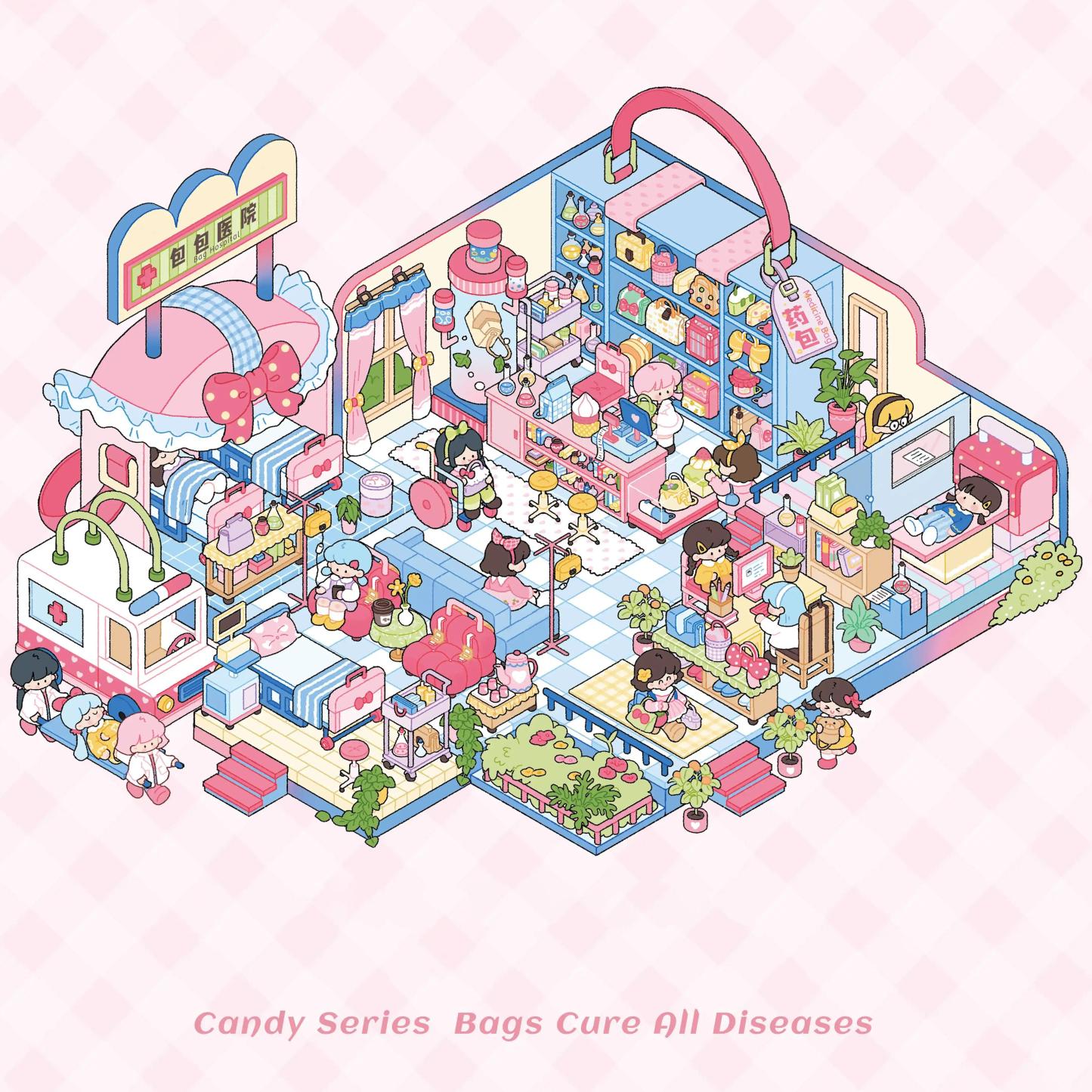 [Copy]Wonderful House DIY 3D Sticker Collection - 8 Cute Miniature Scenes