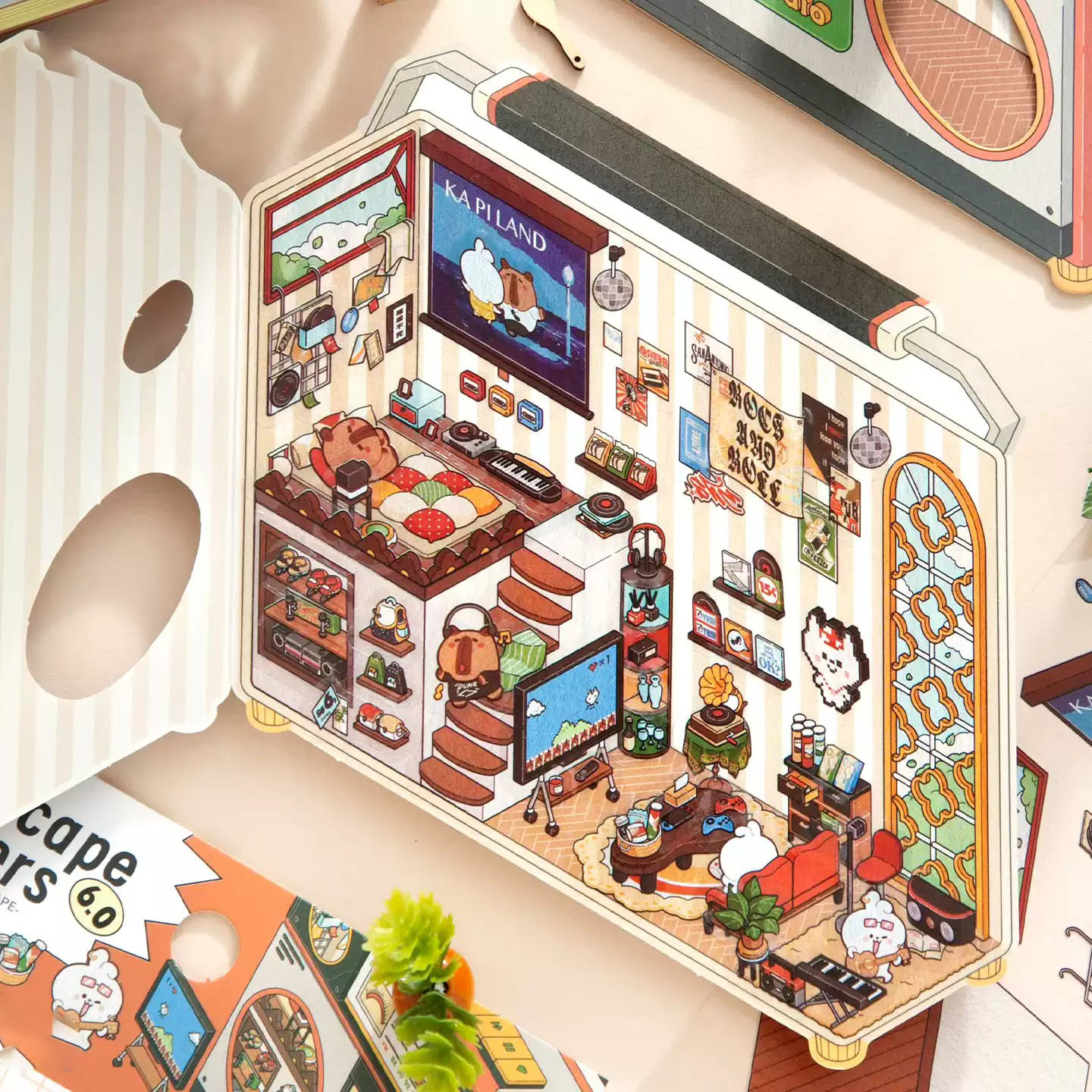 Simno Radio DIY 3D Scene Stickers - Miniature Scenes