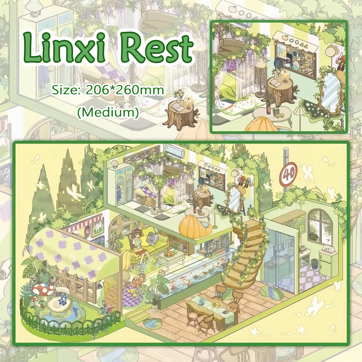 Warm Coves DIY 3D Sticker Collection - 3 Cute Miniature Scene