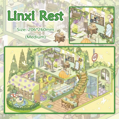 Warm Coves DIY 3D Sticker Collection - 3 Cute Miniature Scene