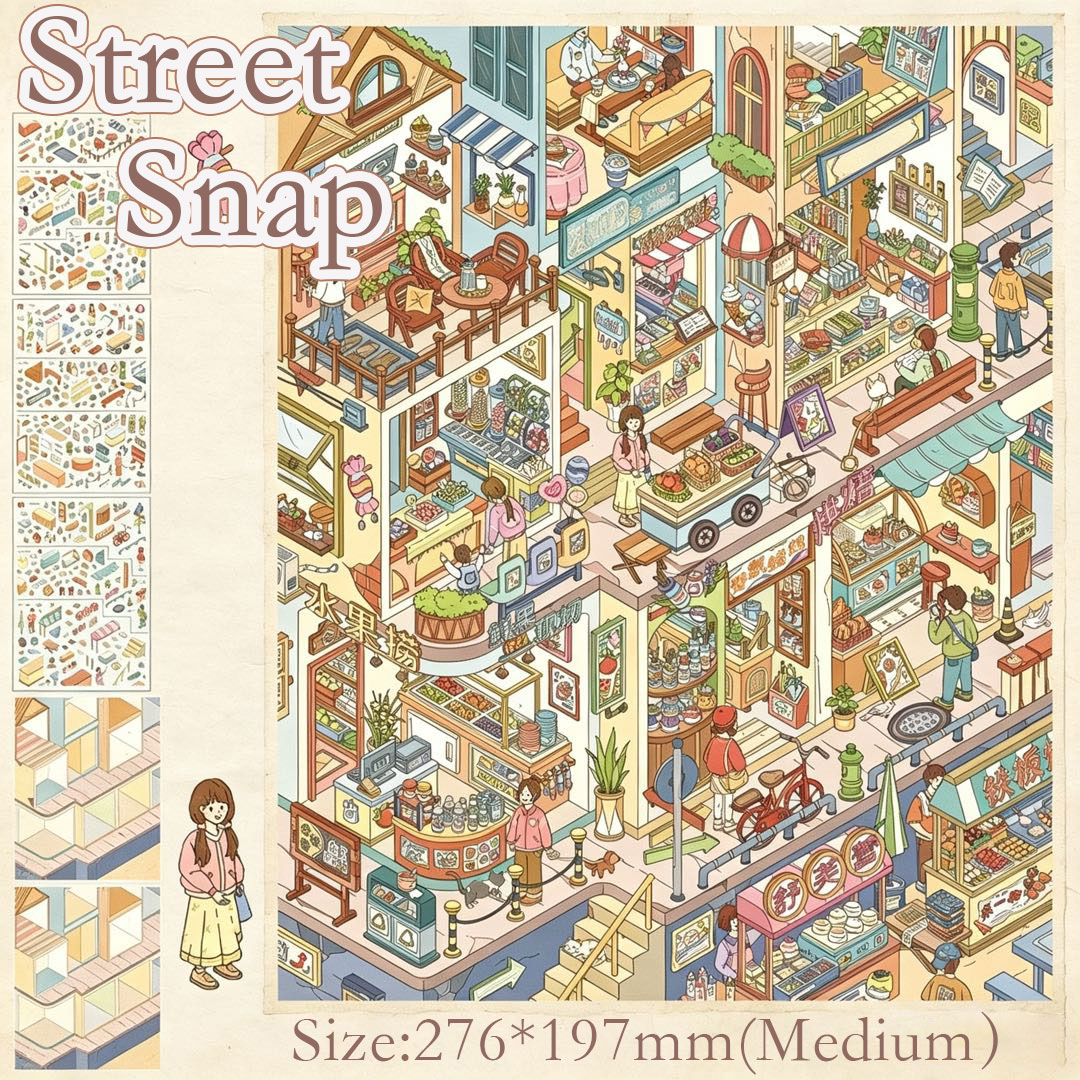 Lume Reverie DIY 3D Scene Stickers Collection - 2 Cute Miniature Scenes
