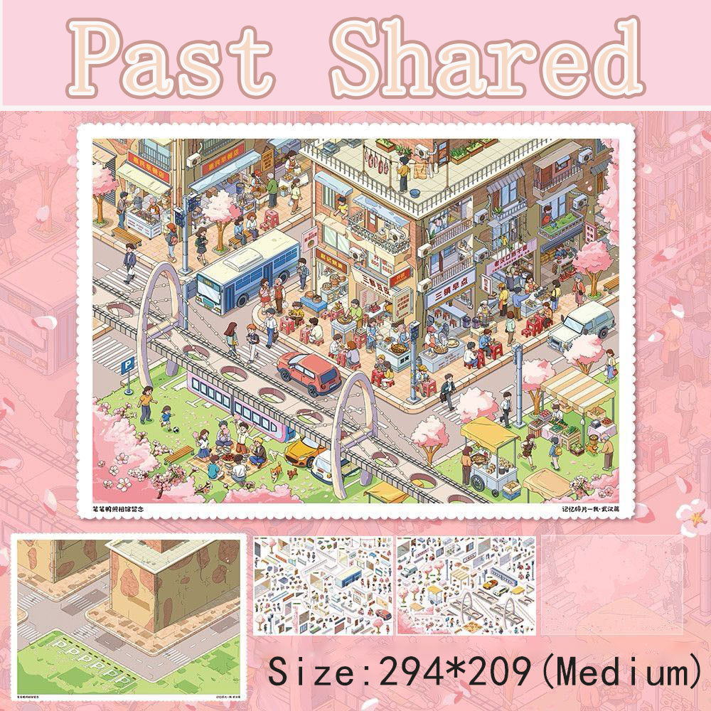Petal & Parade DIY 3D Scene Stickers Collection - 3 Cute Miniature Scenes