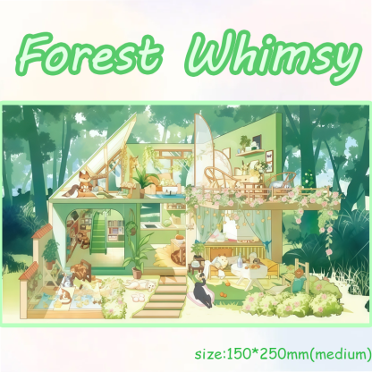 Forest & Blue Hour DIY 3D Sticker Collection - Cute Miniature Scene
