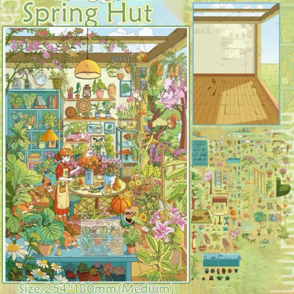 Ideal Nests DIY 3D Scene Stickers Collection - 3 Cute Miniature Scenes