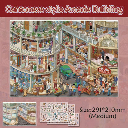 Twin Vistas DIY 3D Scene Stickers Collection - 5 Cute Miniature Scenes