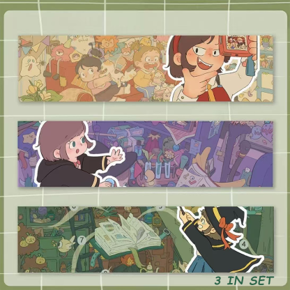 Witch Series 3D Sticker Collection - 3 Cute Miniature Scene