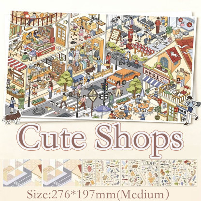 Lume Reverie DIY 3D Scene Stickers Collection - 2 Cute Miniature Scenes