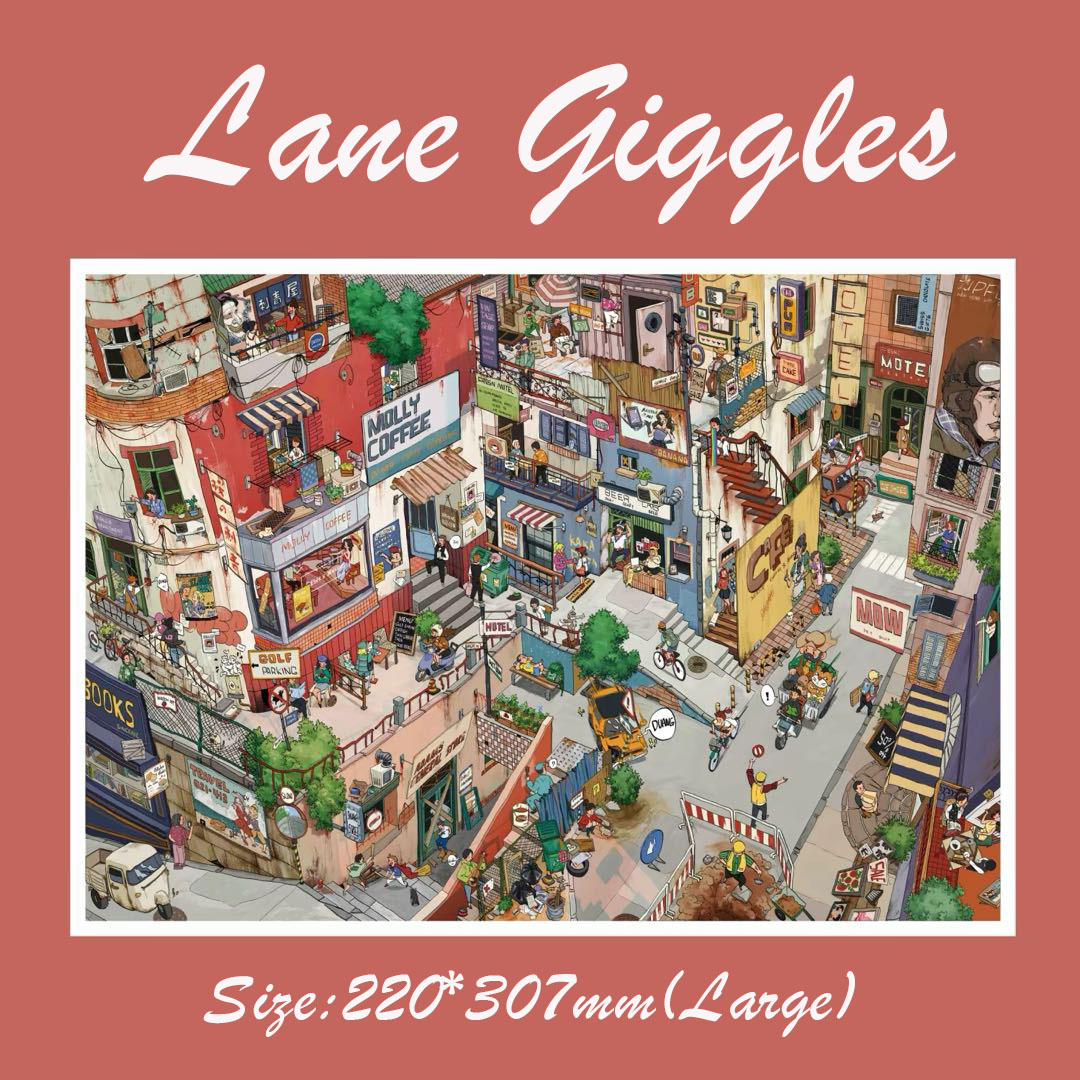 Lane Giggles DIY 3D Scene Stickers - Cute Miniature Scene