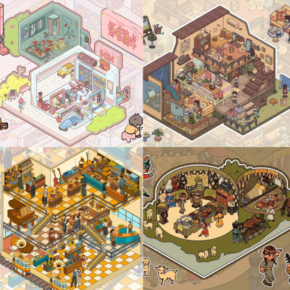 My style DIY 3D Scene Stickers - Miniature Scene