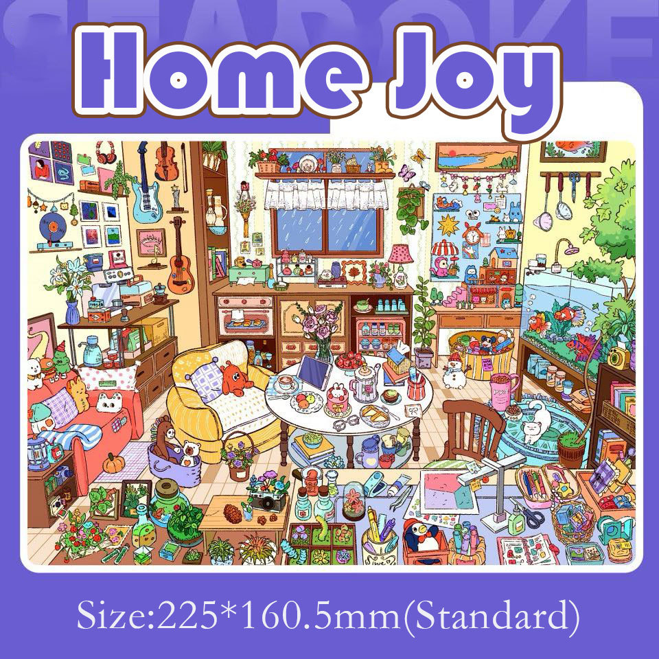 Hearth Joy DIY 3D Scene Stickers - Cute Miniature Scene