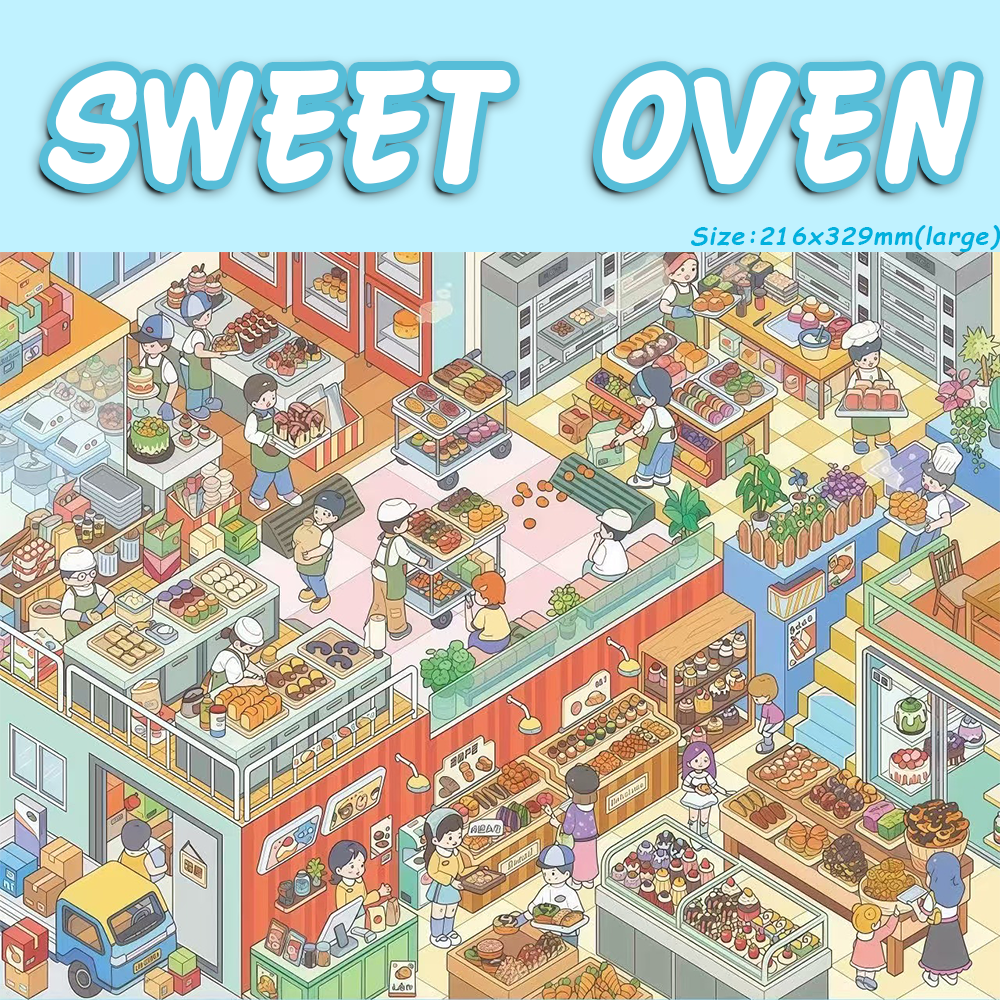 sweet oven DIY 3D Sticker Collection -  Cute Miniature Scene