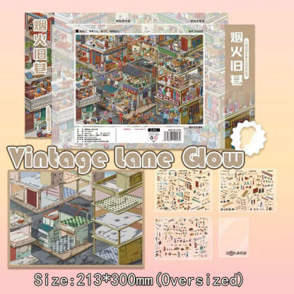 Street Breeze DIY 3D Sticker Collection - 3 Cute Miniature Scenes