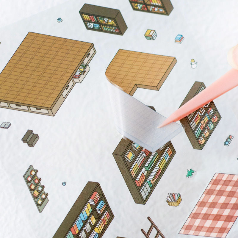 Panda Home Collection  DIY 3D Scene Stickers 4 Cute Miniature Scenes