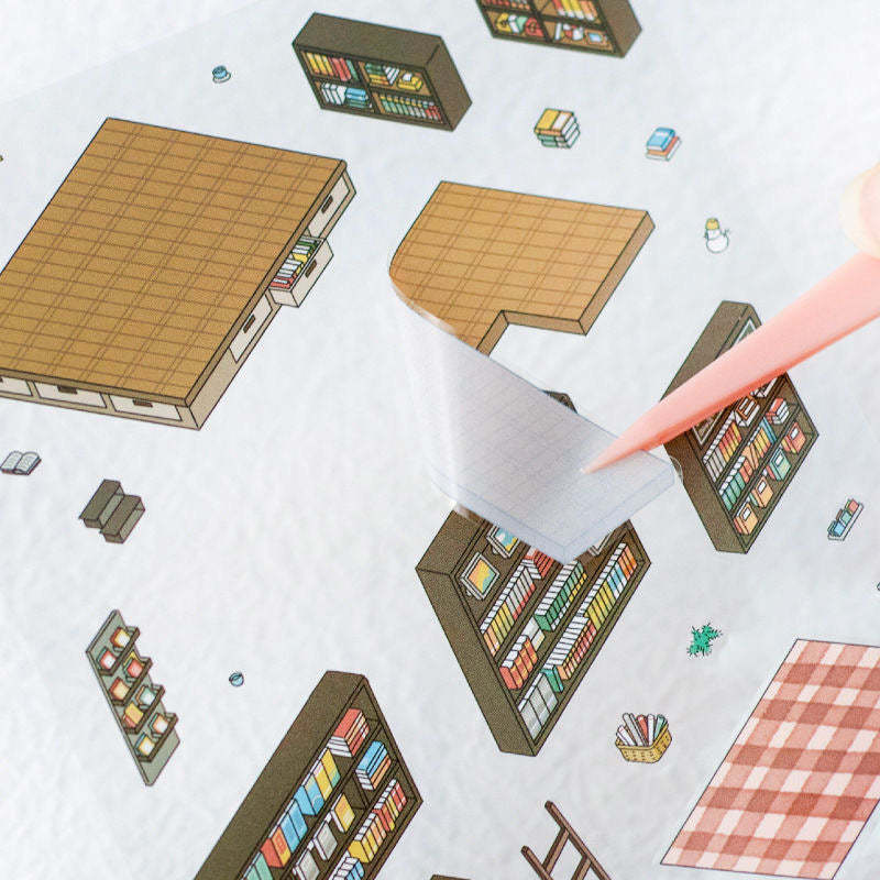 Panda Home Collection  DIY 3D Scene Stickers 4 Cute Miniature Scenes