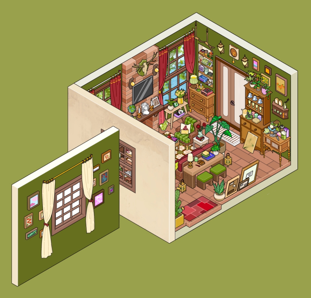 Field Stone DIY 3D Sticker Collection - 3 Cute Miniature Scenes