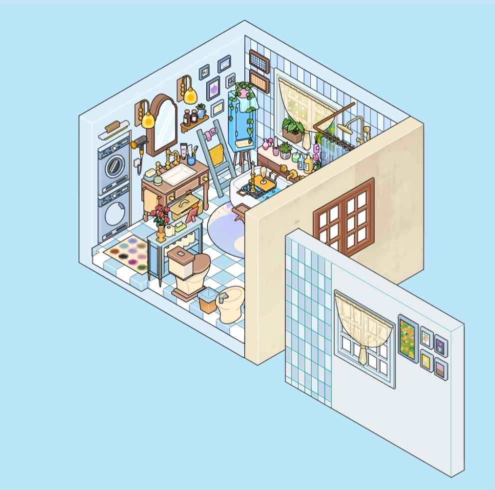 Field Stone DIY 3D Sticker Collection - 3 Cute Miniature Scenes