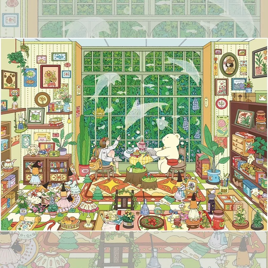 My Little Bedroom DIY 3D Sticker Collection - Cute Miniature Scenes