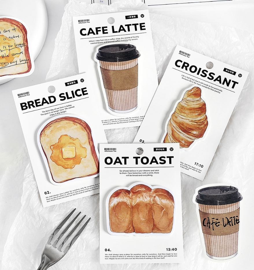 Sticky Notes -Bread & Coffe