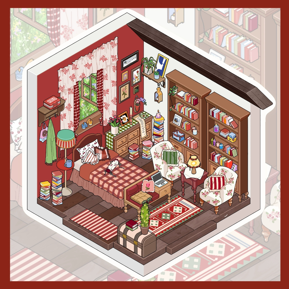 Field Stone DIY 3D Sticker Collection - 5 Cute Miniature Scenes