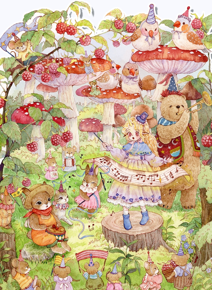 Springtime Stories DIY 3D Scene Stickers - 2 Cute Miniature Scenes