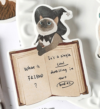 Magic Cat Sticky Notes -Halloween Sticky Momo