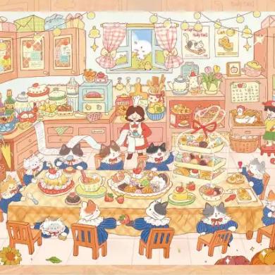 Whimsy World DIY 3D Sticker Collection - 2 Cute Miniature Scenes