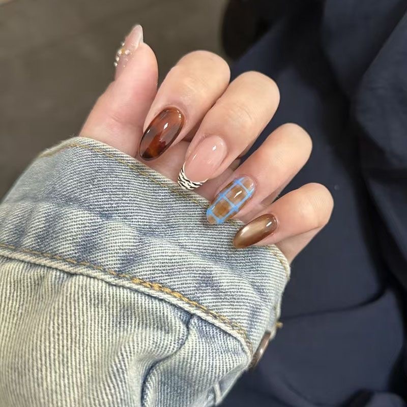 Brown Nails