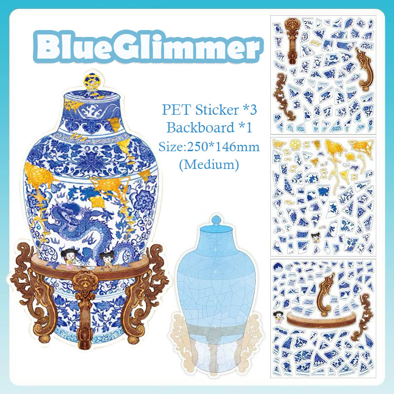 Heritage Reborn DIY 3D Sticker Collection - 2 Cute Miniature Scenes