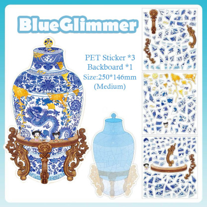 Heritage Reborn DIY 3D Sticker Collection - 2 Cute Miniature Scenes