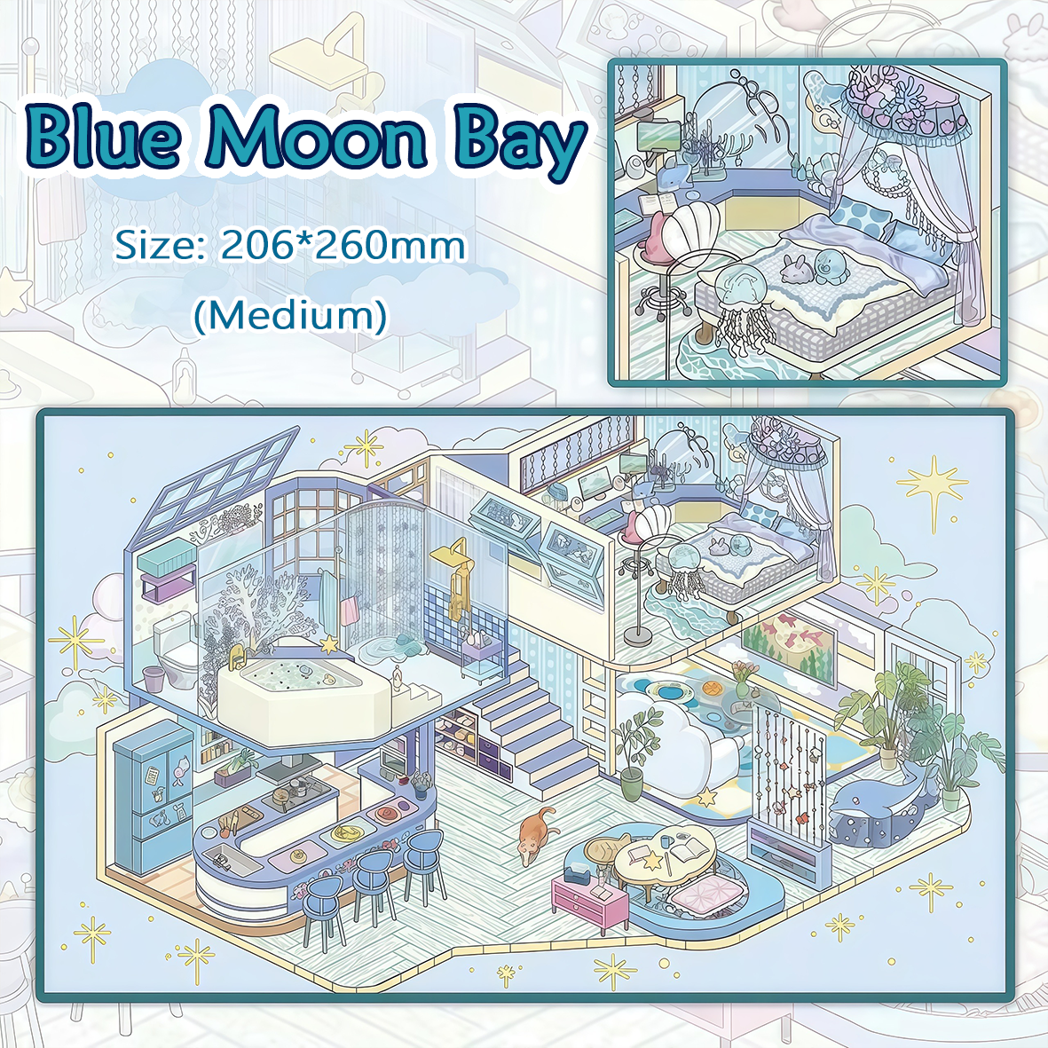 Warm Coves DIY 3D Sticker Collection - 3 Cute Miniature Scene