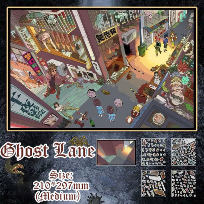 Haunted Chamber DIY 3D Scene Stickers Collection - 2 Cute Miniature Scenes
