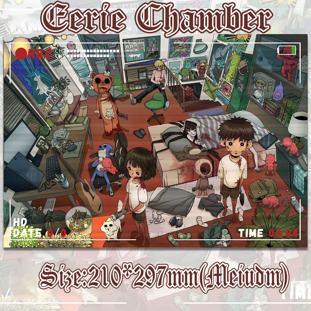 Haunted Chamber DIY 3D Scene Stickers Collection - 2 Cute Miniature Scenes