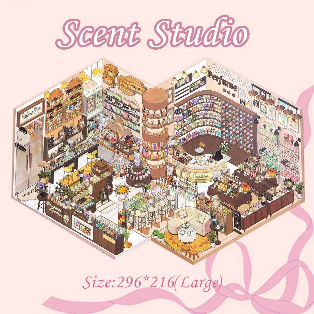 Big Cake&Bakery 2.0 DIY 3D Sticker Collection - 2 Cute Miniature Scens