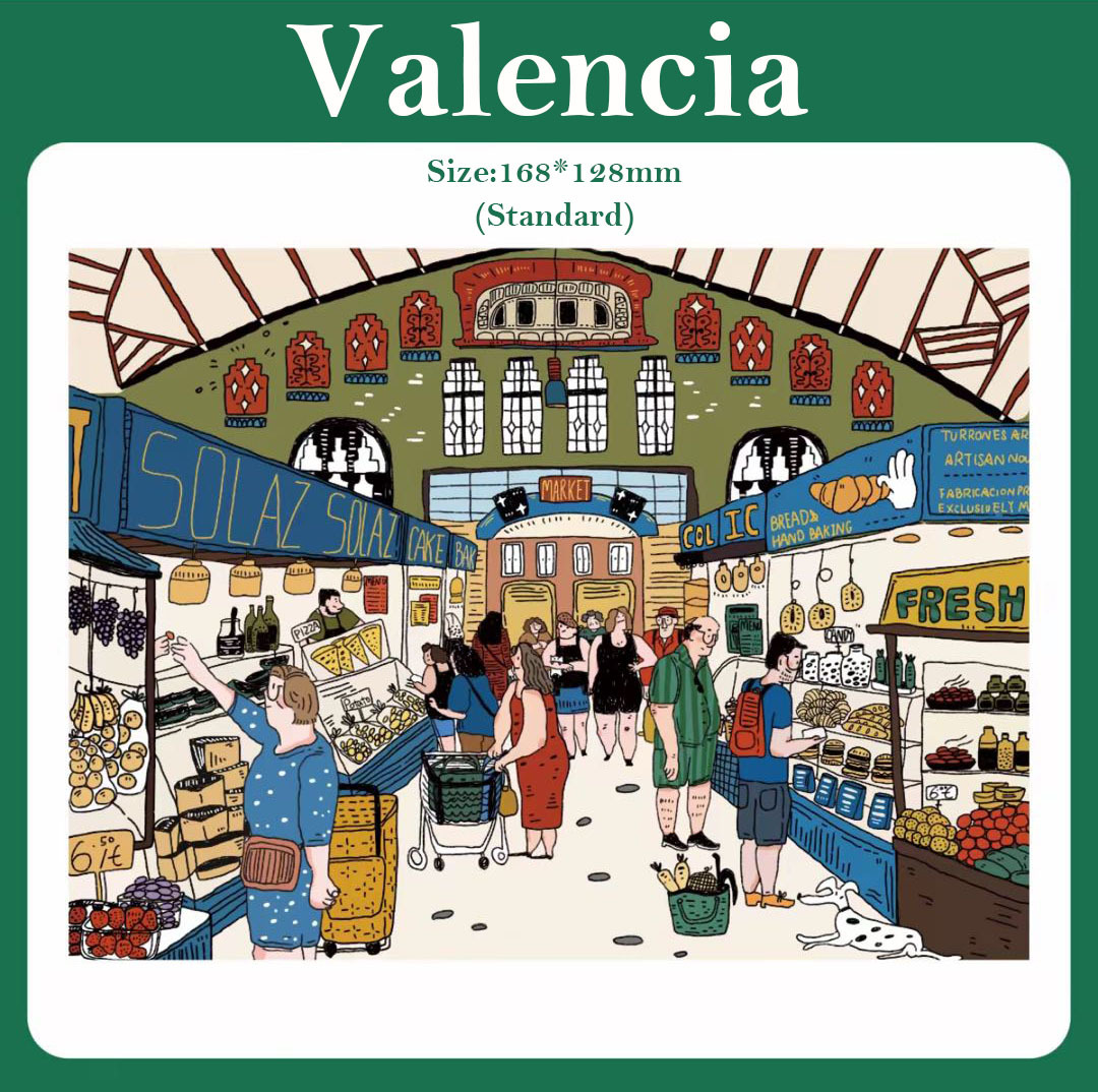 Travel Vlog DIY 3D Scene Stickers - 4 Cute Miniature Scenes