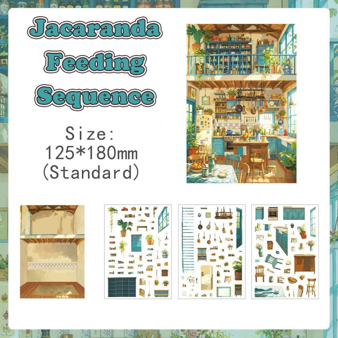 Quiet Tale DIY 3D Scene Stickers Collection - 4 Cute Miniature Scenes