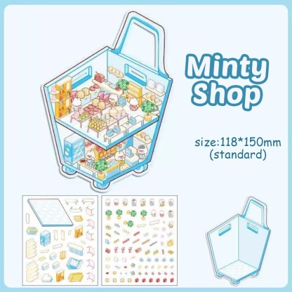 Sugary Isles DIY 3D Sticker Collection - Cute Miniature Scene