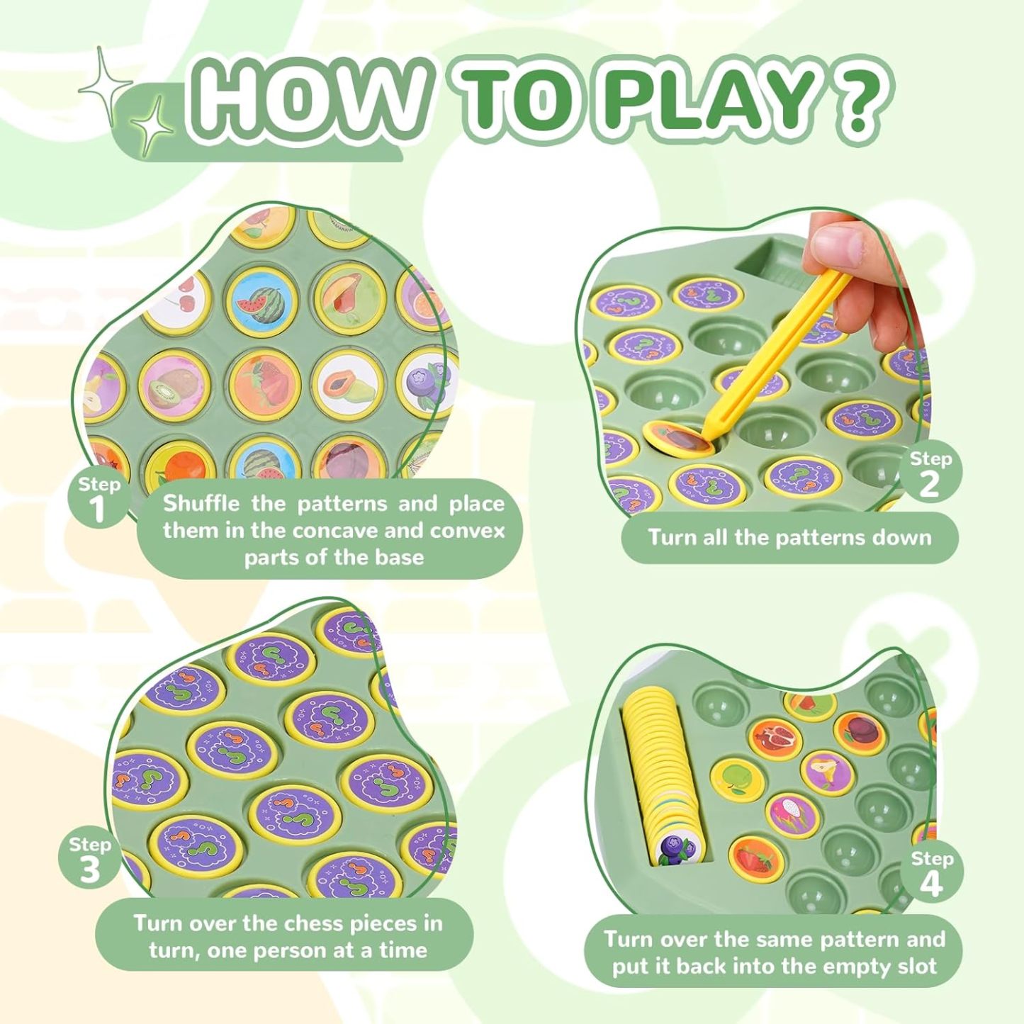 Flip Chess Memory Game - 54 pcs