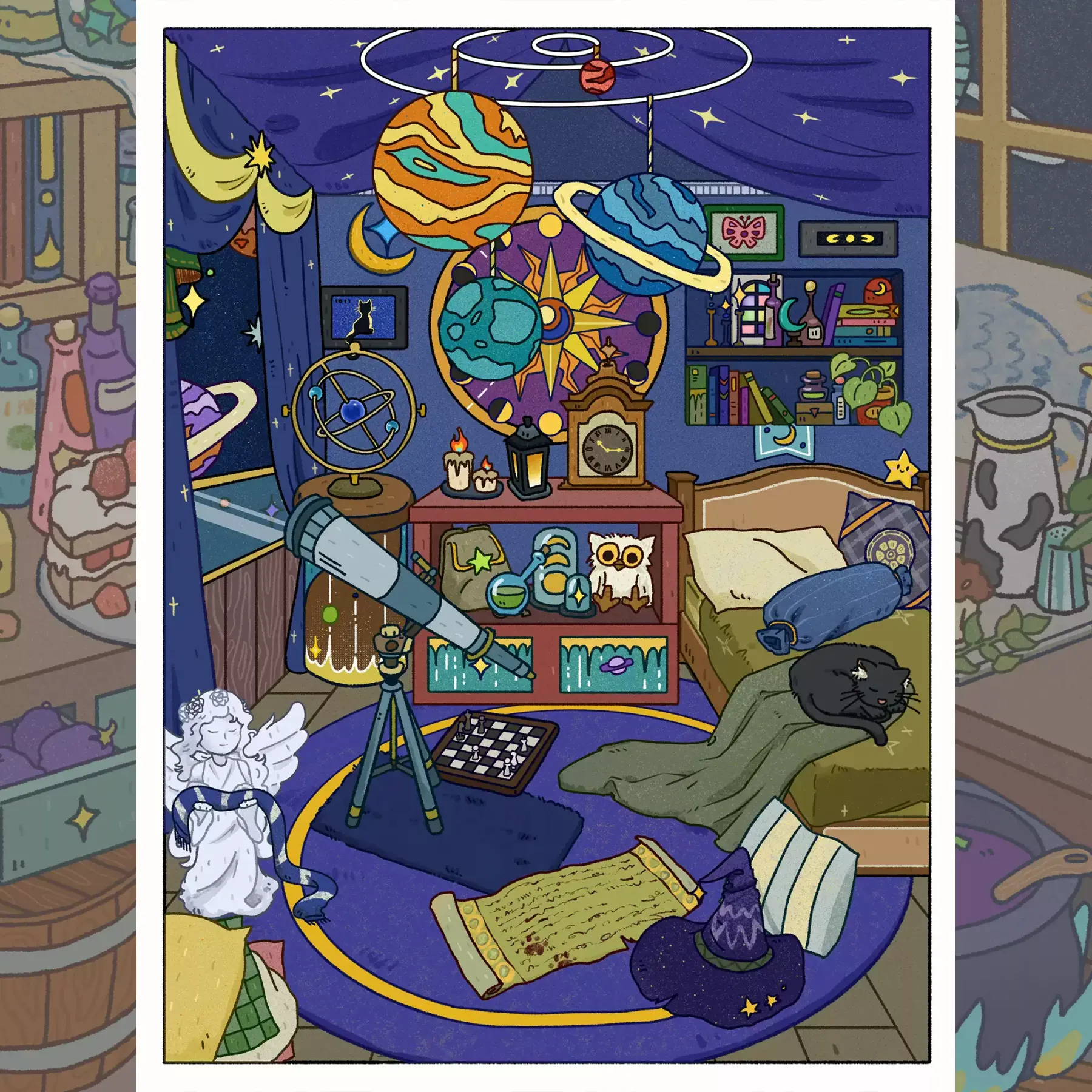 [Copy]Wonderful House DIY 3D Sticker Collection - 8 Cute Miniature Scenes