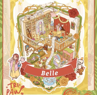 Rosy Nook Books DIY 3D Sticker Collection - Cute Miniature Scene