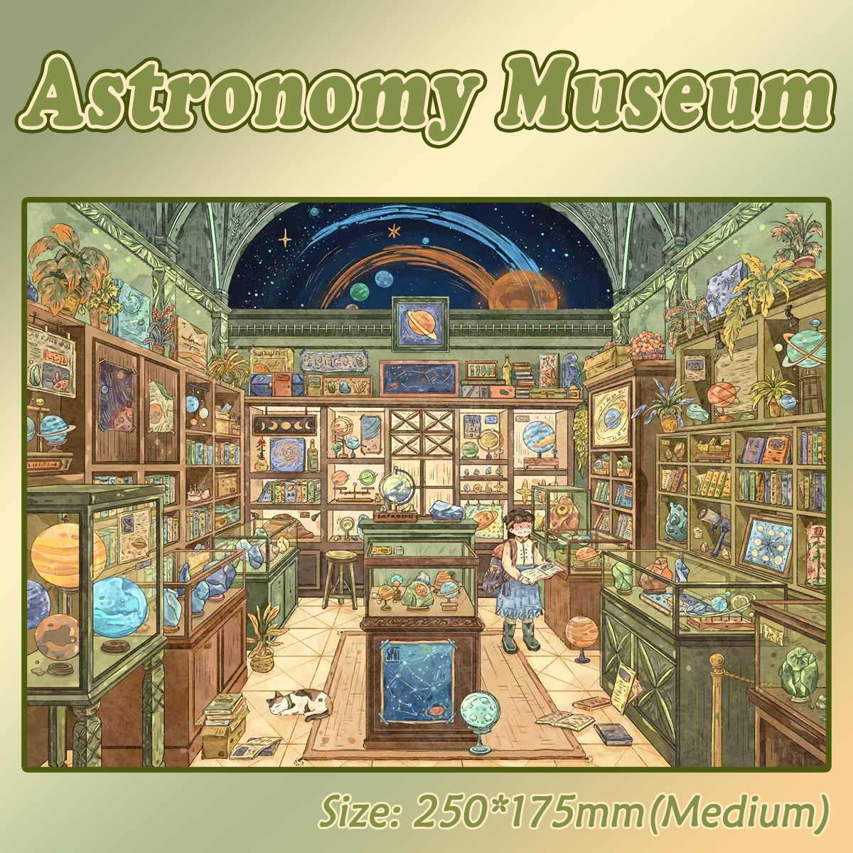 Fantasy Realm DIY 3D Scene Stickers Collection - 6 Cute Miniature Scenes